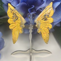 🐝 Bumblebee Jasper Butterfly Wings🐝 Approx size; 3.5"x2.3" 