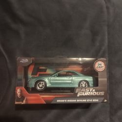 Jada Fast And Furious Brian's Nissan Skyline Teal