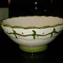 Snowman Holiday Bowl