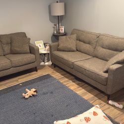 Pruitts Sofa And Loveseat Set 