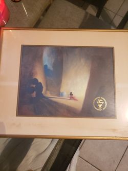 Disney lithograph