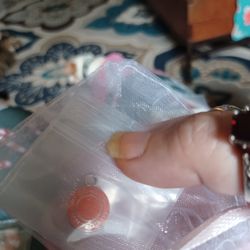 Orange Coach Cham For Necklace