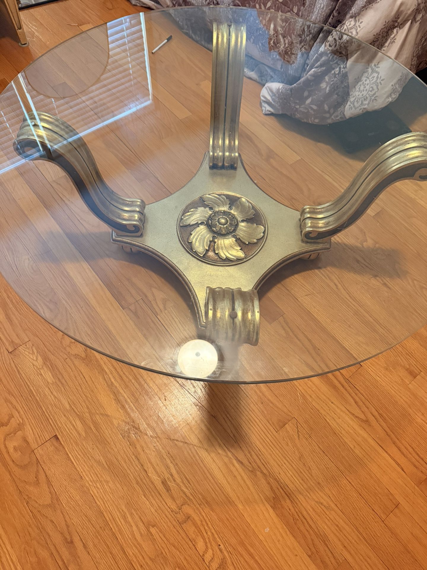 Vintage Glass Table