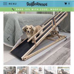 Maple Wood New Dog Ramp 