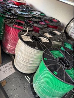 #10 THHN wire 500ft copper single stranded copper cable new (price of each and firm )$150