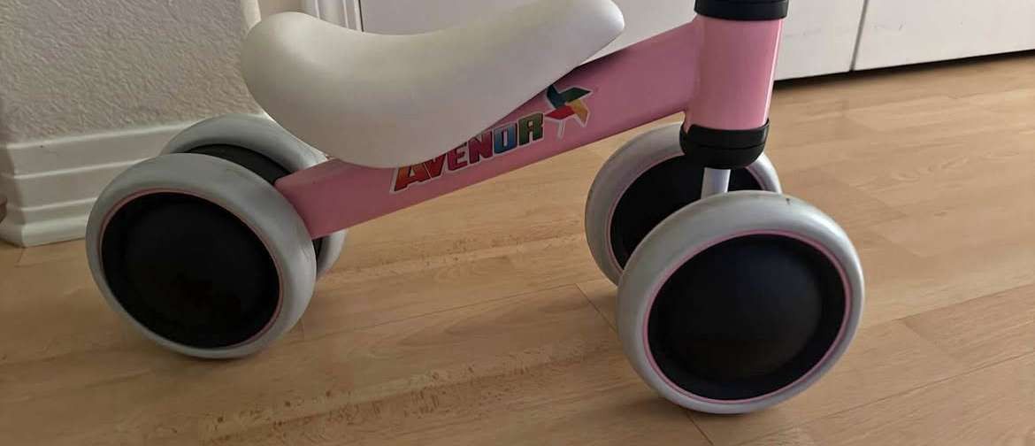 Baby balance bike pink