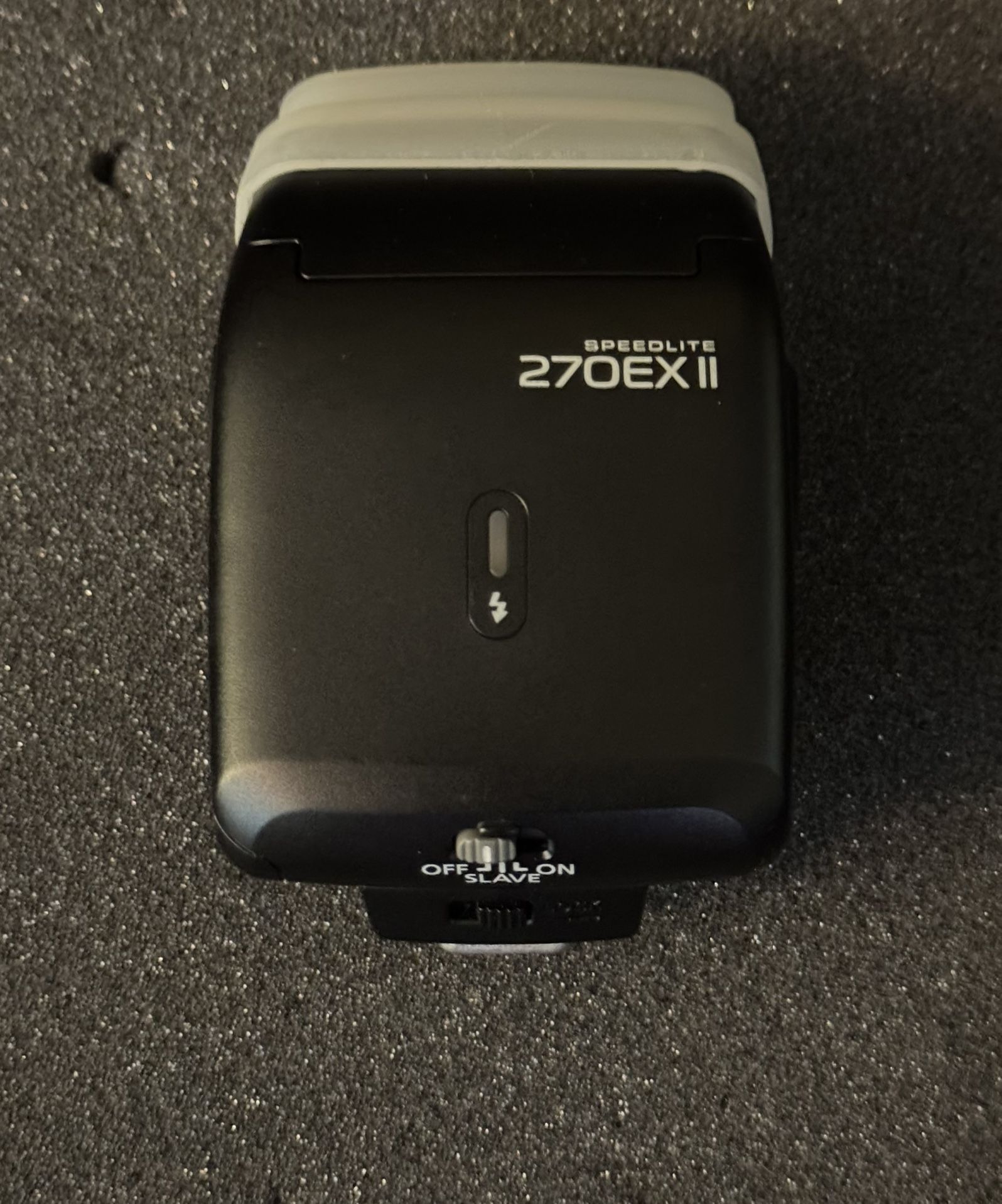 External Flash Unit; Speedlite 270EX II W/ Cap Cover And Pouch