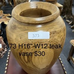 🎁 Solid Teak Vases 🎁