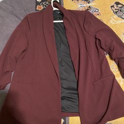 Burgundy Coat/Jacket
