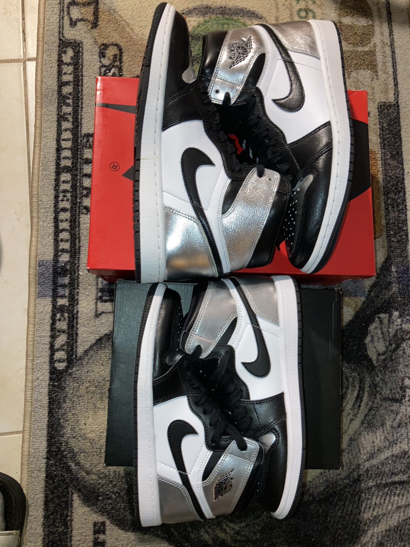 Silver Toe Retro 1