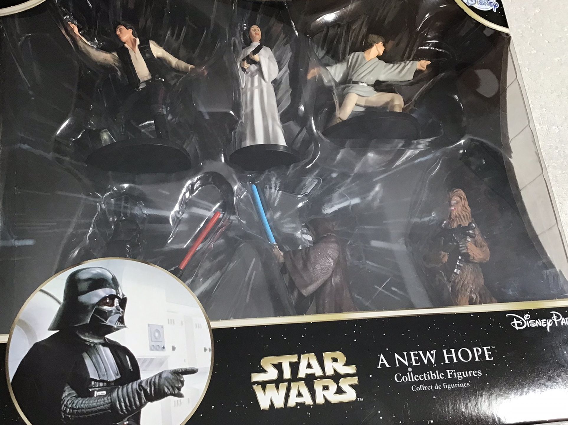 DISNEY EXCLUSIVE STAR WARS A NEW HOPE COLLECTIBLE FIGURES