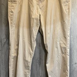 Bonobos Weekday Warrior Wednesday Pants Mens 40x32 Beige Strt/ Leg Slim Stretch