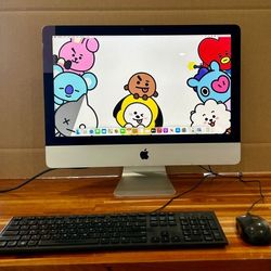 🍎 iMac 21.5” 2014 i5 8GB 256GB SSD Big Sur 11 Cracked Glass Fully Functional!!