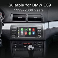 Car Radio for BMW 5 Series 1 Android 13 Wireless CarPlay Android Auto Car Stereo,Touchscreen Navigation with Bluetooth, AM/FM, SWC, WiFi, E39A