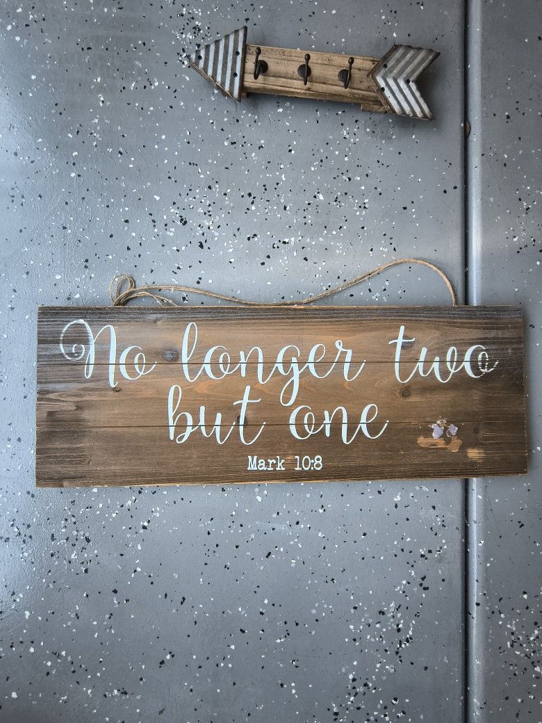 Rustic Wedding Sign