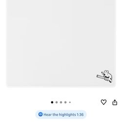 Glass Gaming Mouse Pad 320mm x 360mm