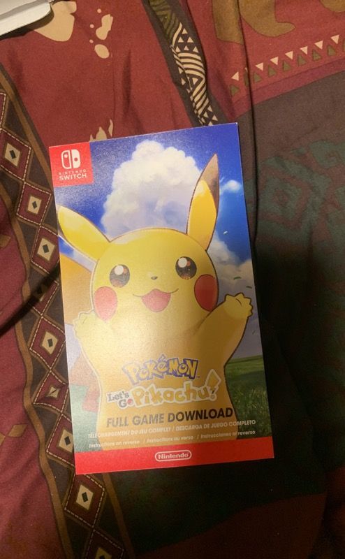 Pokemon Lets Go Pikachu Full Game Download Code For Sale In