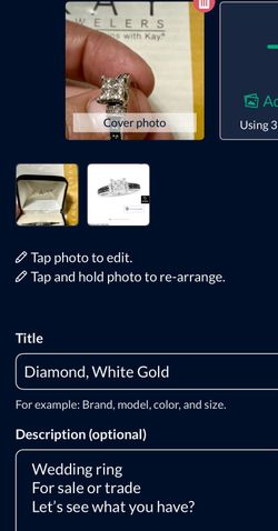 White Gold Ring 💍 