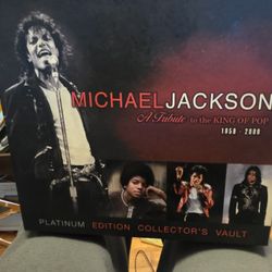 Michael Jackson, A Tribute to the King Of Pop-Platinum Edition Collector's Vault Book