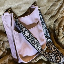 Ah.Dorned~ Vegan Leather With Guitar Strap For Crossbody . Strap Is Adjustable.