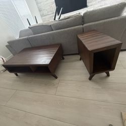 Coffee And Side Table 