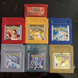 Gameboy Pokemon Game Collection
