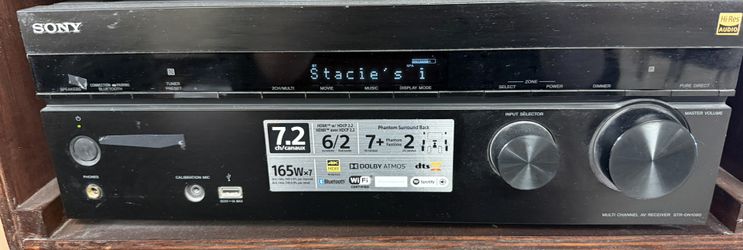 Sony 7.2 Channel Surround Sound 