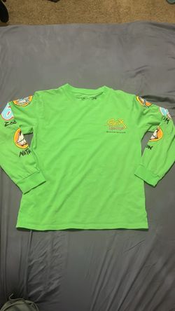 green chrome long sleeve size M