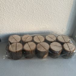 Mini Wooden Log Name Tag / Place card Holders