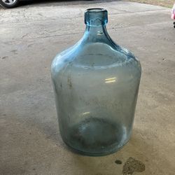 Huge Antique Demijohn Embossed 1966