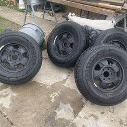 Accelera Omikron H/T 265/75 R16 116T Set Of 4 Tires with 6 Lug Rims