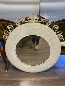 Large Metal Outdoor Mirror
