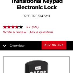 Powerbolt 250 Transitional Keypad Electronic Lock