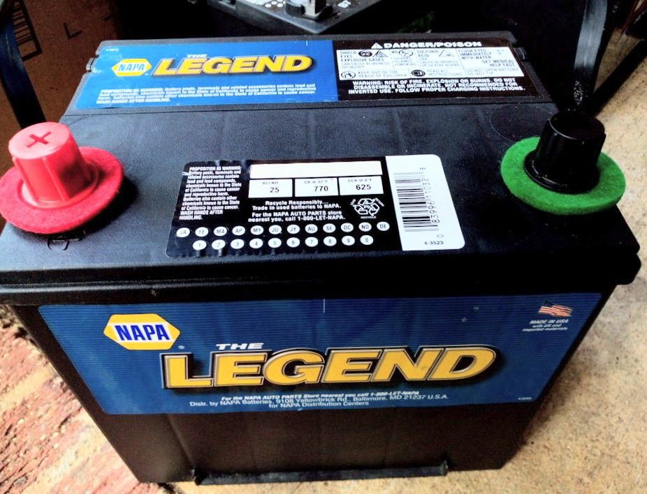 NAPA Legend group 25 battery perfect condition