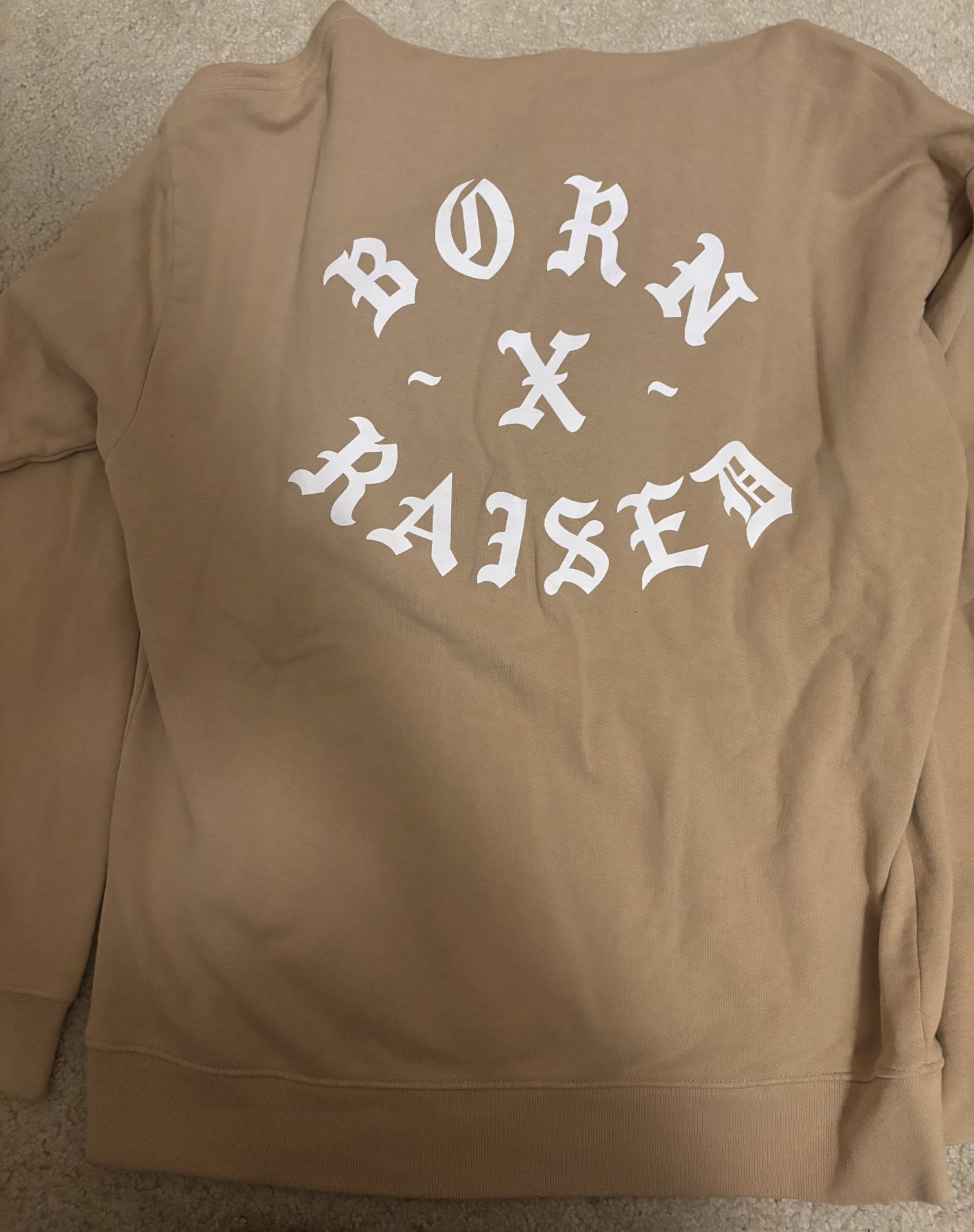 Born And Raised Large Hoodie
