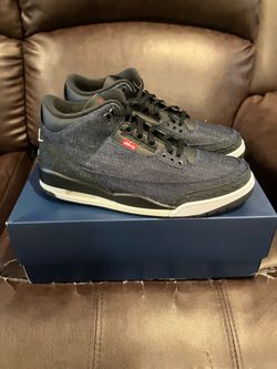 Nike Air Jordan 3 Retro Levi Indigo Size 11.5