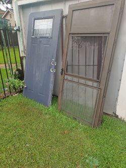puerta de aluminio