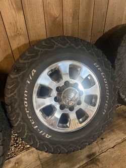 18” GMC Sierra HD / Chevy Silverado HD OEM LTZ Wheels Rims – 8 Lug