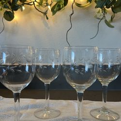 Princess House Heritage Crystal Glasses