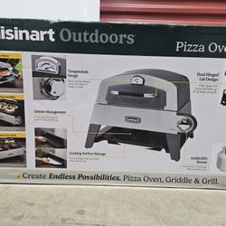 Cuisinart 3-in-1 Pizza Oven, Griddle, and Grill
