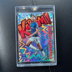 2020-21 Panini Kaboom Soccer Dominic Calvert-lewin Case Hit SSP Everton Kit