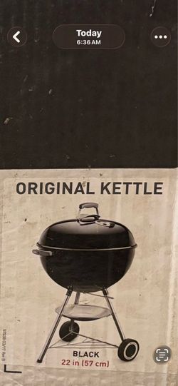 Weber charcoal grill