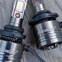 H1 LED Bulb, 6000K White Bright 2024 Upgrade Automotive Light Bulb, 1:1 Mini Size, No Adapter Required, Non-Polarity, Fanless H1 Fog Light Halogen Rep