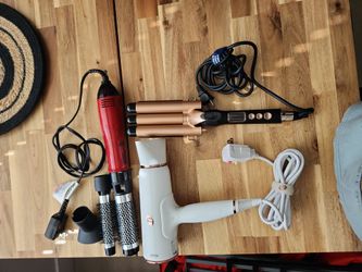 Hair Tool Bundle – Dryer, Curler, and Styler Set