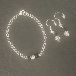 Earrings And Bracelet Set