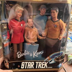 Barbie And Ken Star Trek  Vintage 