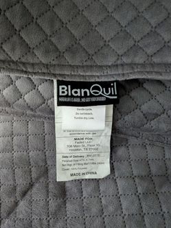NWOT BlanQuil Weighted Blanket 15 lbs Gray