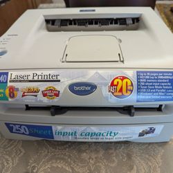 Brother Laser Printer HL - 2040 Black and White printer with power cord