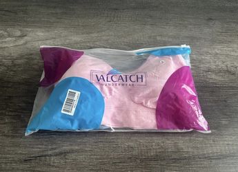 VALCATCH Wireless Sports Bra Set L Pink Blue Purple 96% Nylon Pullover