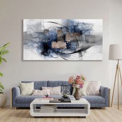 New- 29 X 58 Modern Abstract Canvas Wall Art
